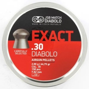 JSB luodit .30 cal / 7,62 mm